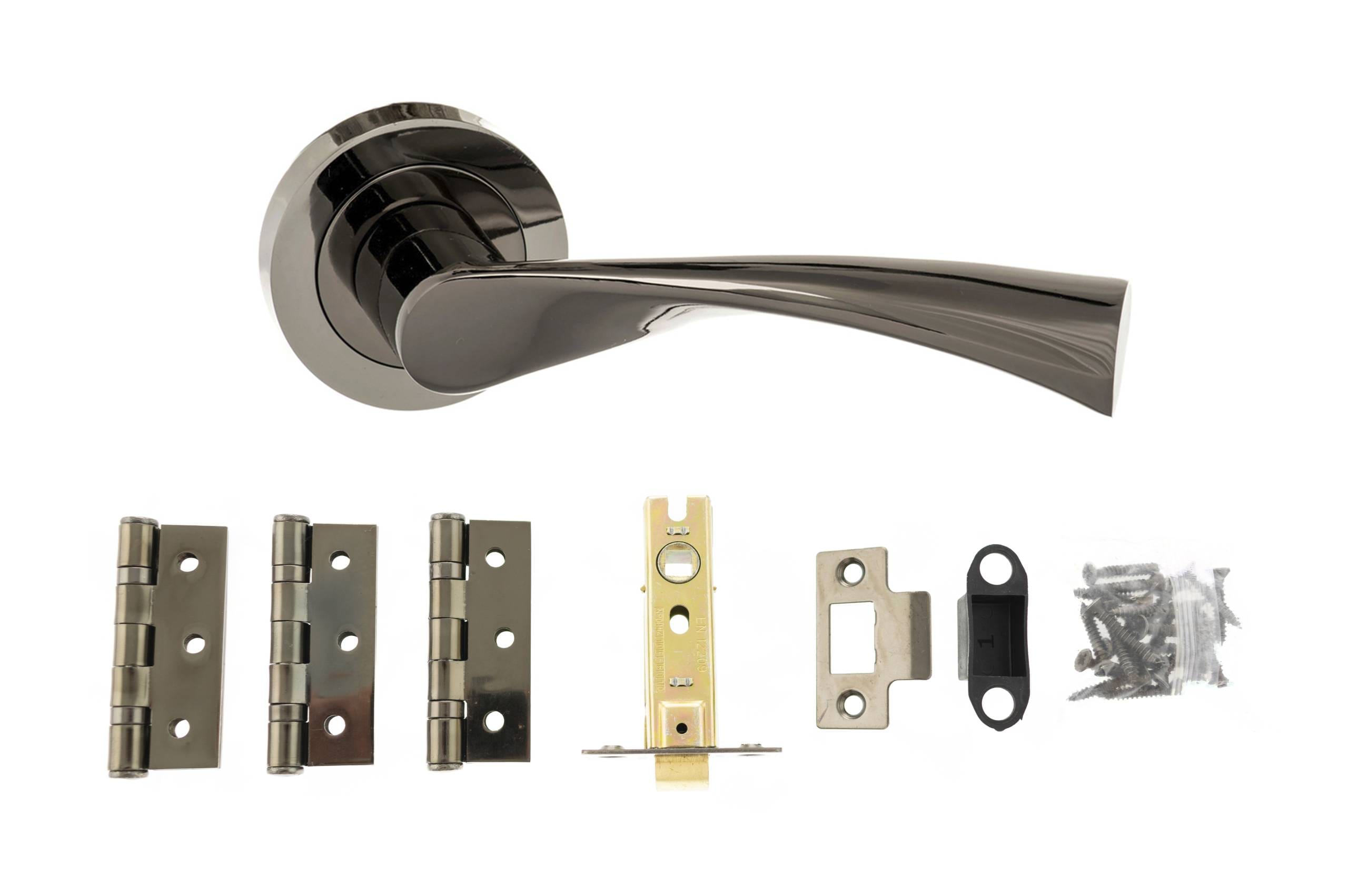 Colorado Door Handle Pack in Black Nickel