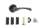 Colorado Door Handle Pack in Matt Black