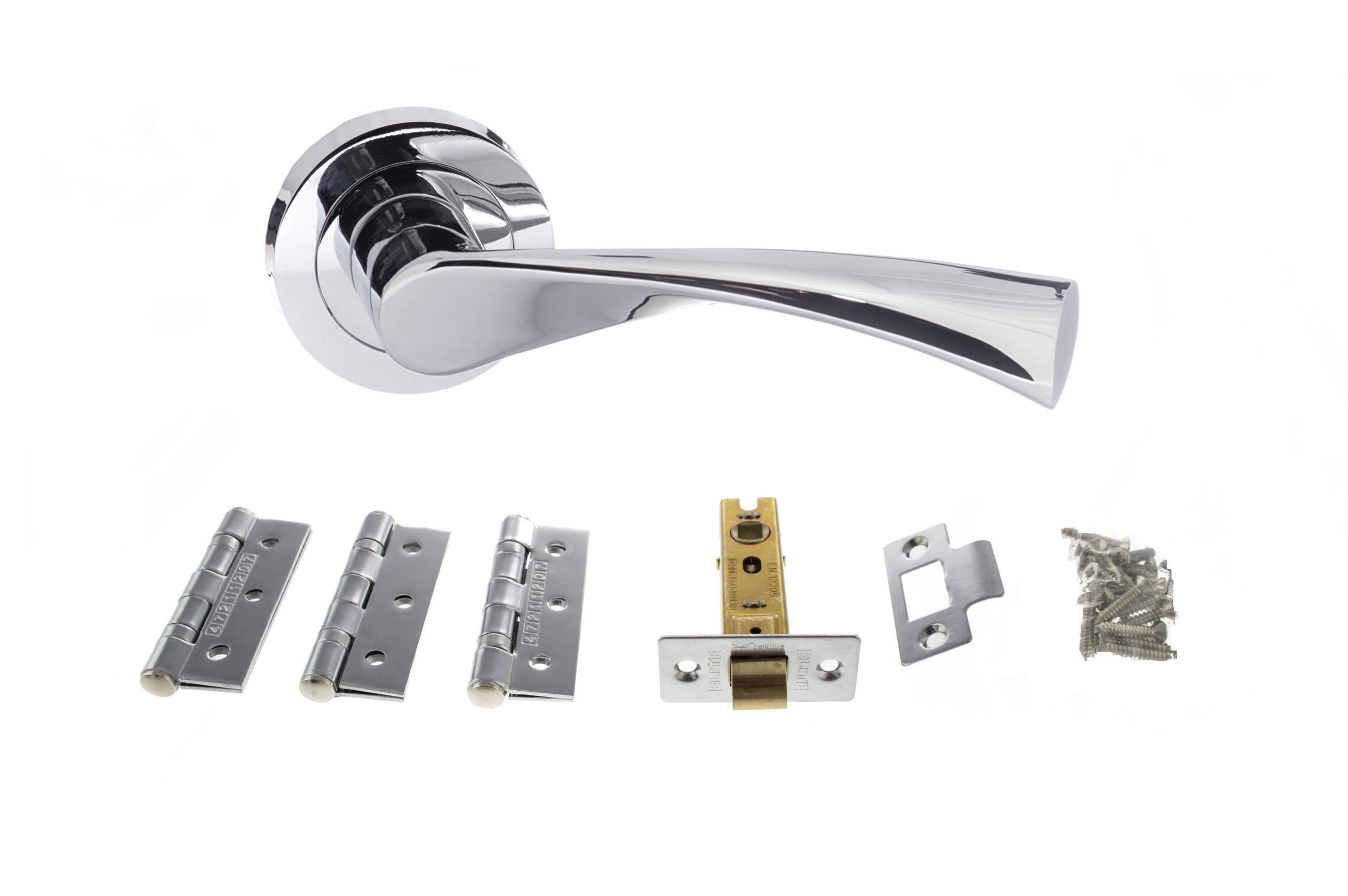 Colorado Door Handle Pack in Polished Chrome