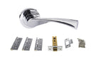 Colorado Door Handle Pack in Polished Chrome