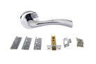 Texas Door Handle Pack in Polished Chrome