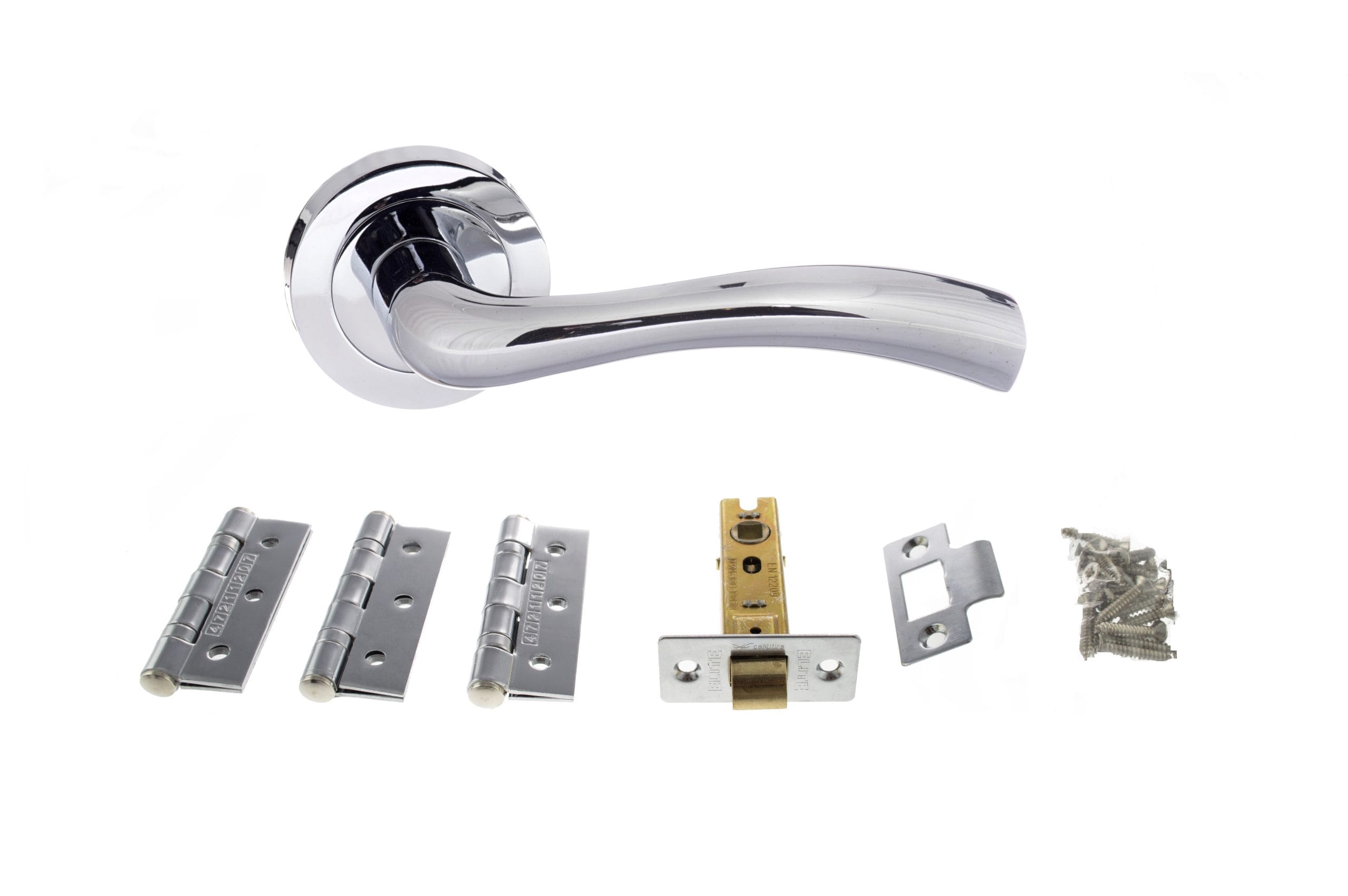 Texas Door Handle Pack in Polished Chrome
