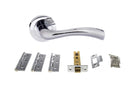Texas Door Handle Pack in Polished Chrome