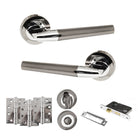 Tennessee Door Handle Pack in Polished Chrome