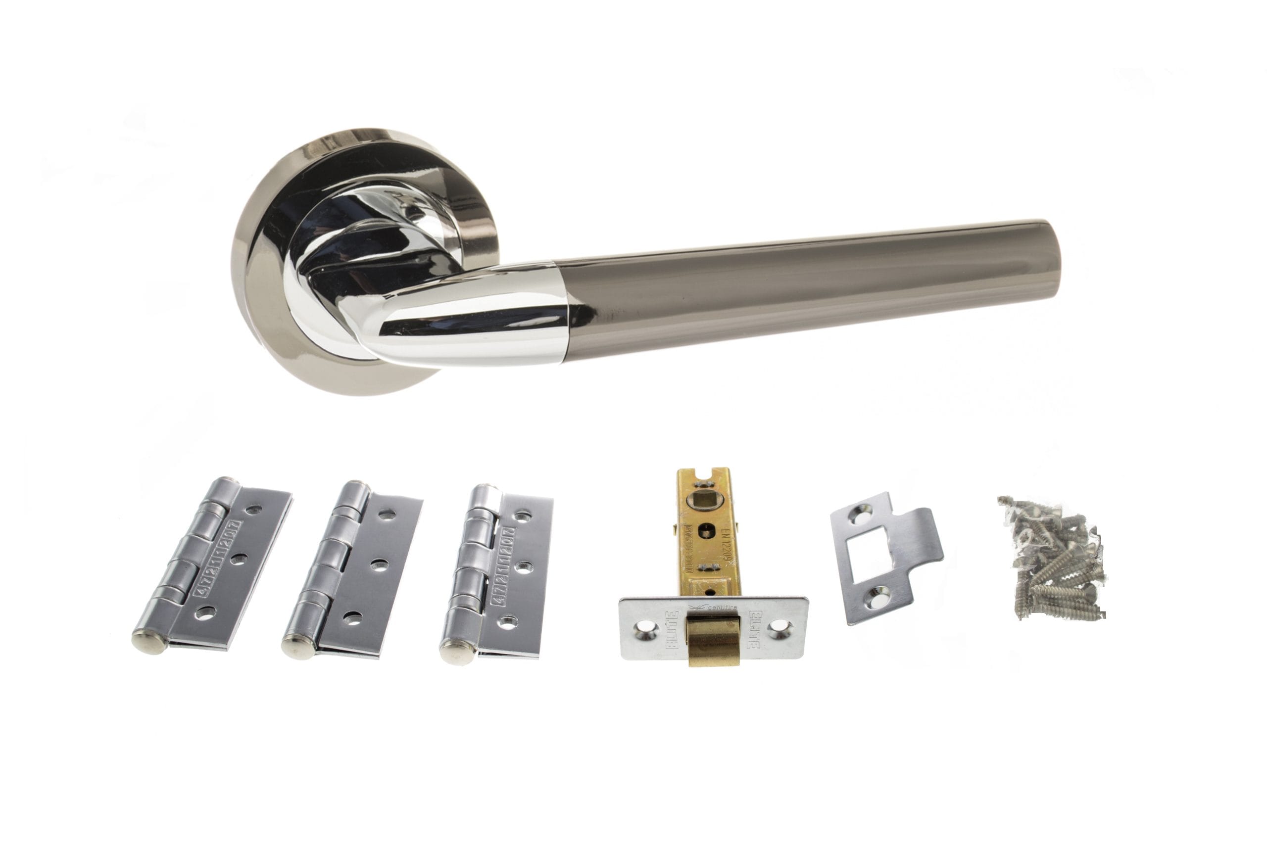 Tennessee Door Handle Pack in Polished Chrome
