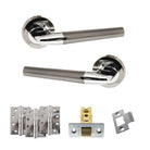 Tennessee Door Handle Pack in Polished Chrome