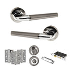 Tennessee Door Handle Pack in Polished Chrome