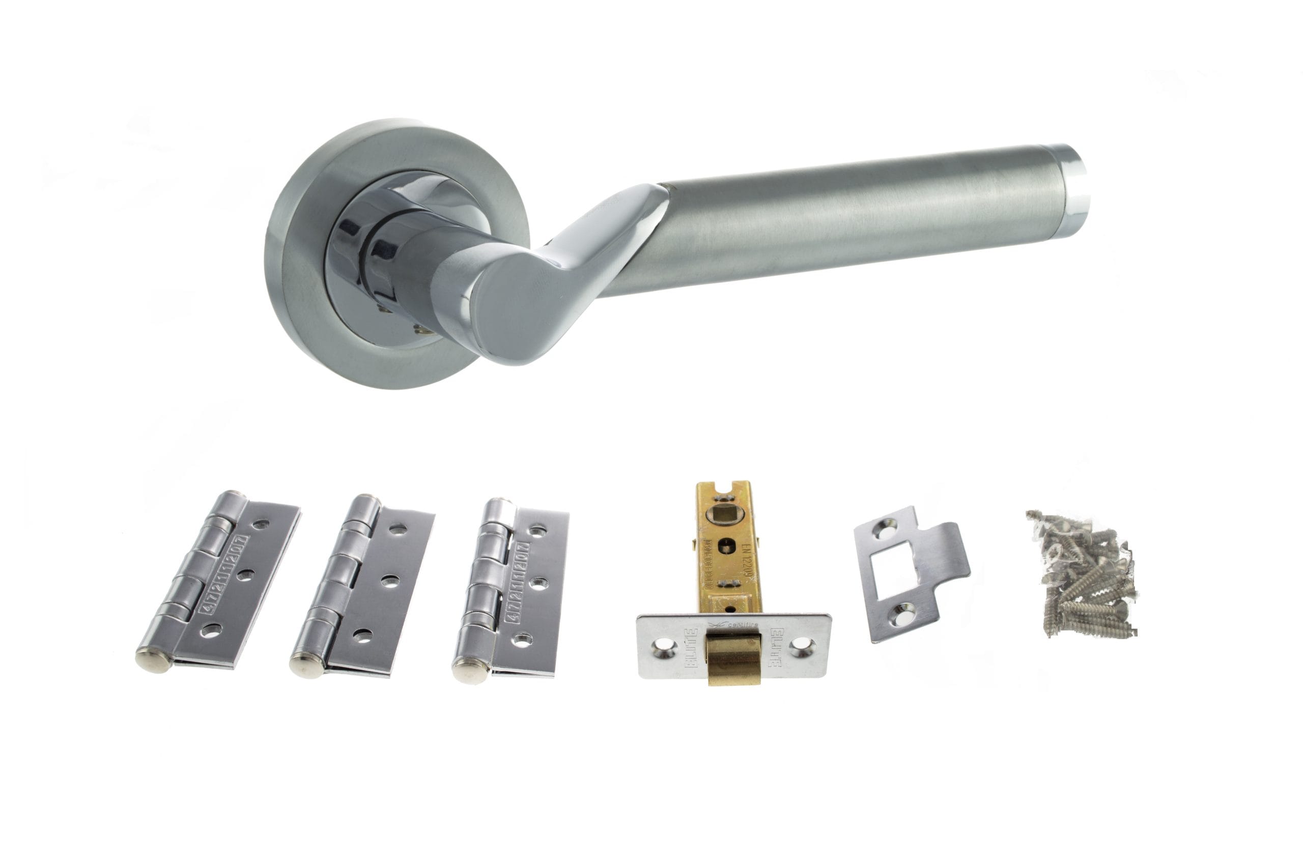 Hawaii Door Handle Pack in Polished Chrome