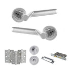Hawaii Door Handle Pack in Polished Chrome