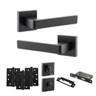 Montana Door Handle Pack in Matt Black