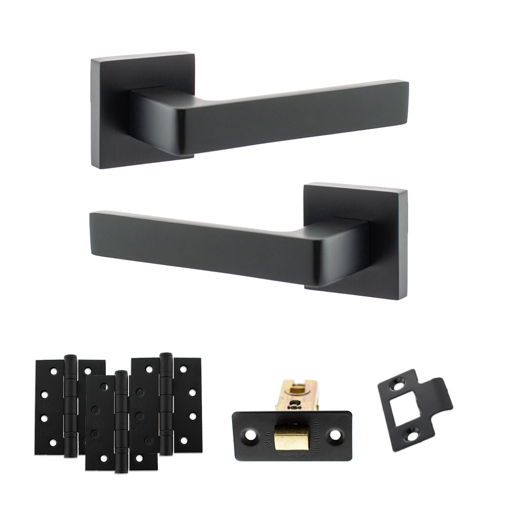 Montana Door Handle Pack in Matt Black