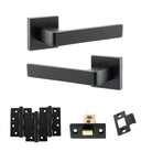 Montana Door Handle Pack in Matt Black