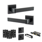 Montana Door Handle Pack in Matt Black