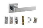 Montana Door Handle Pack in Polished Chrome