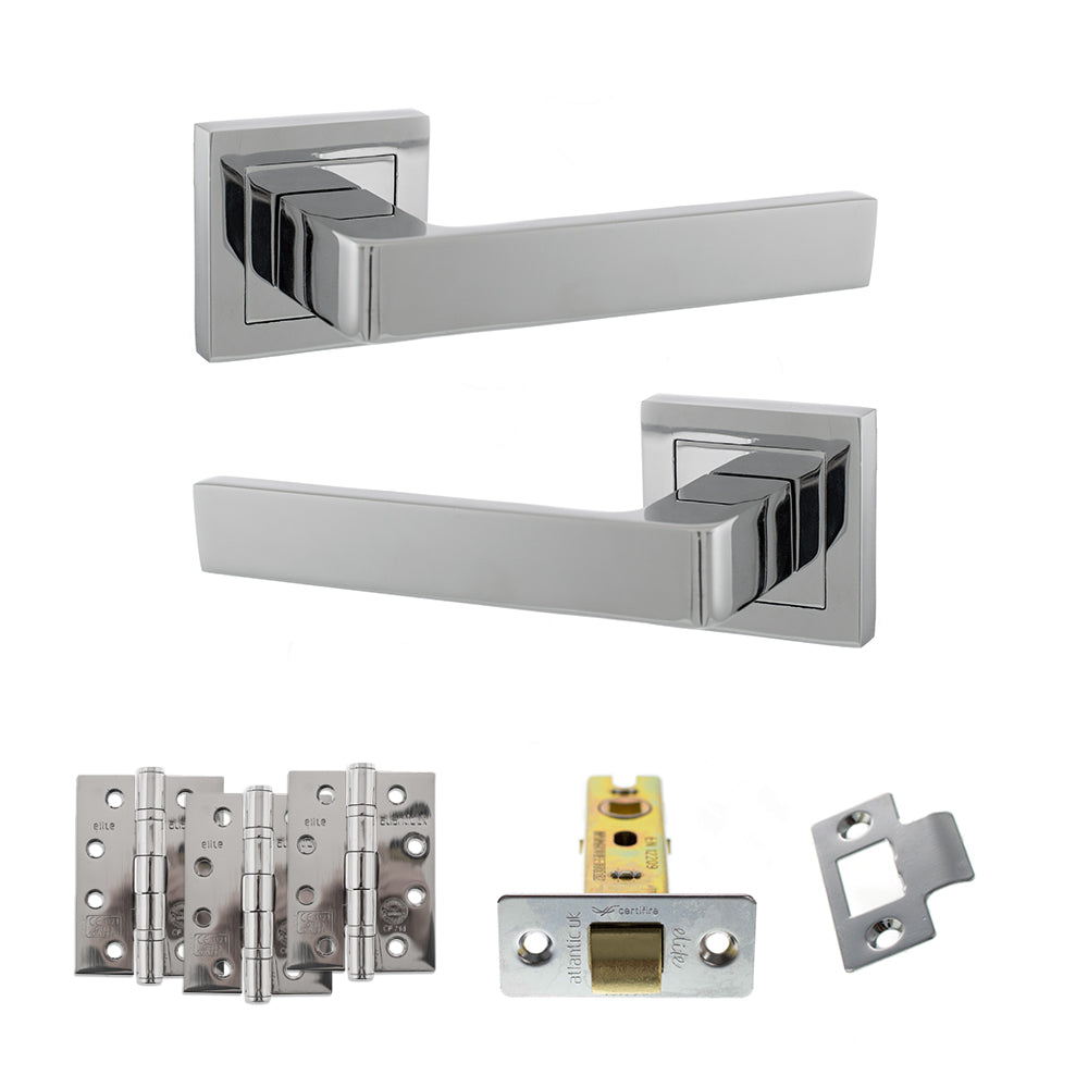 Montana Door Handle Pack in Polished Chrome