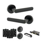 STATUS Carolina Door Handle Pack in Matt Black