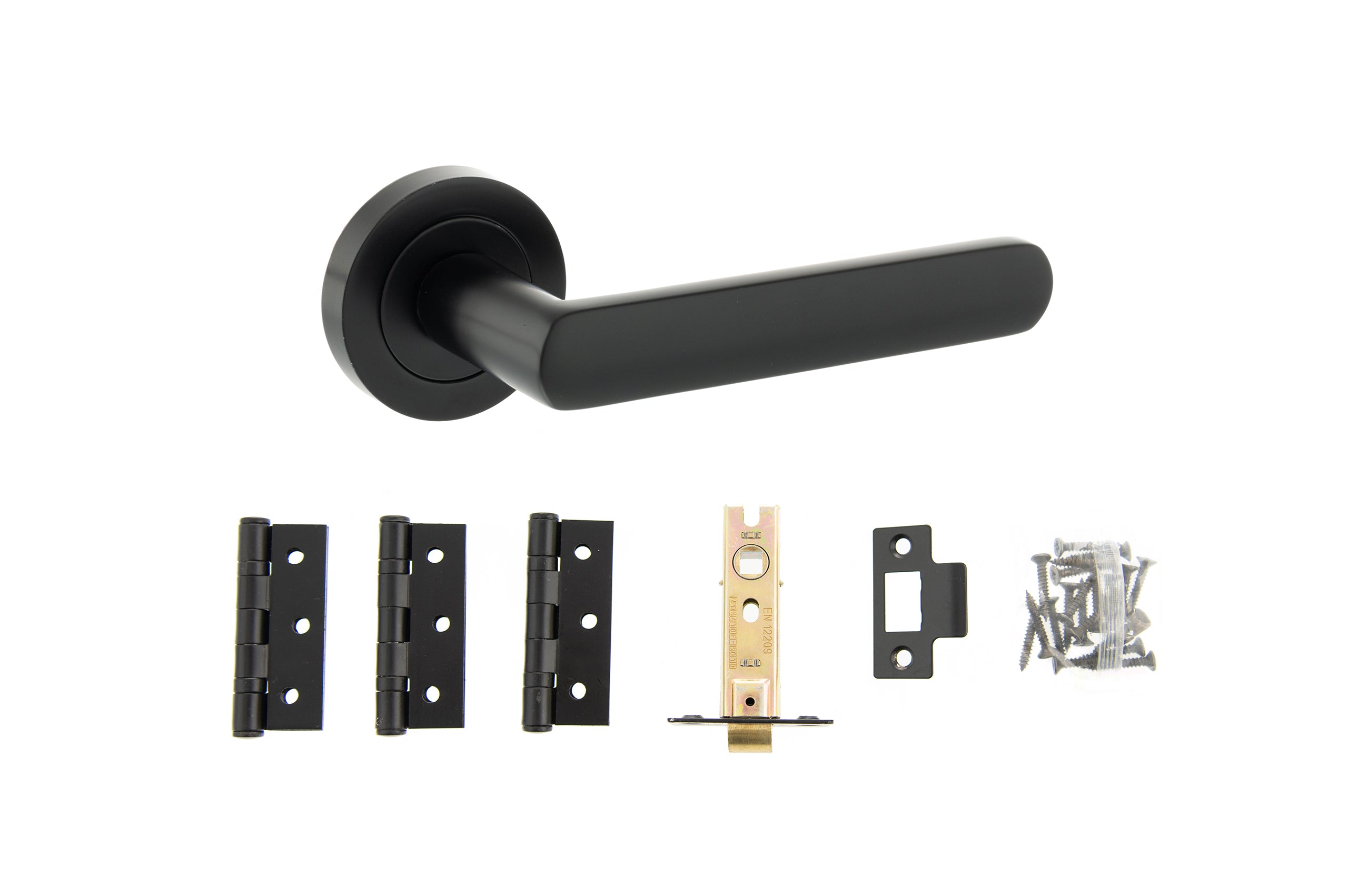STATUS Carolina Door Handle Pack in Matt Black