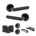 STATUS Carolina Door Handle Pack in Matt Black