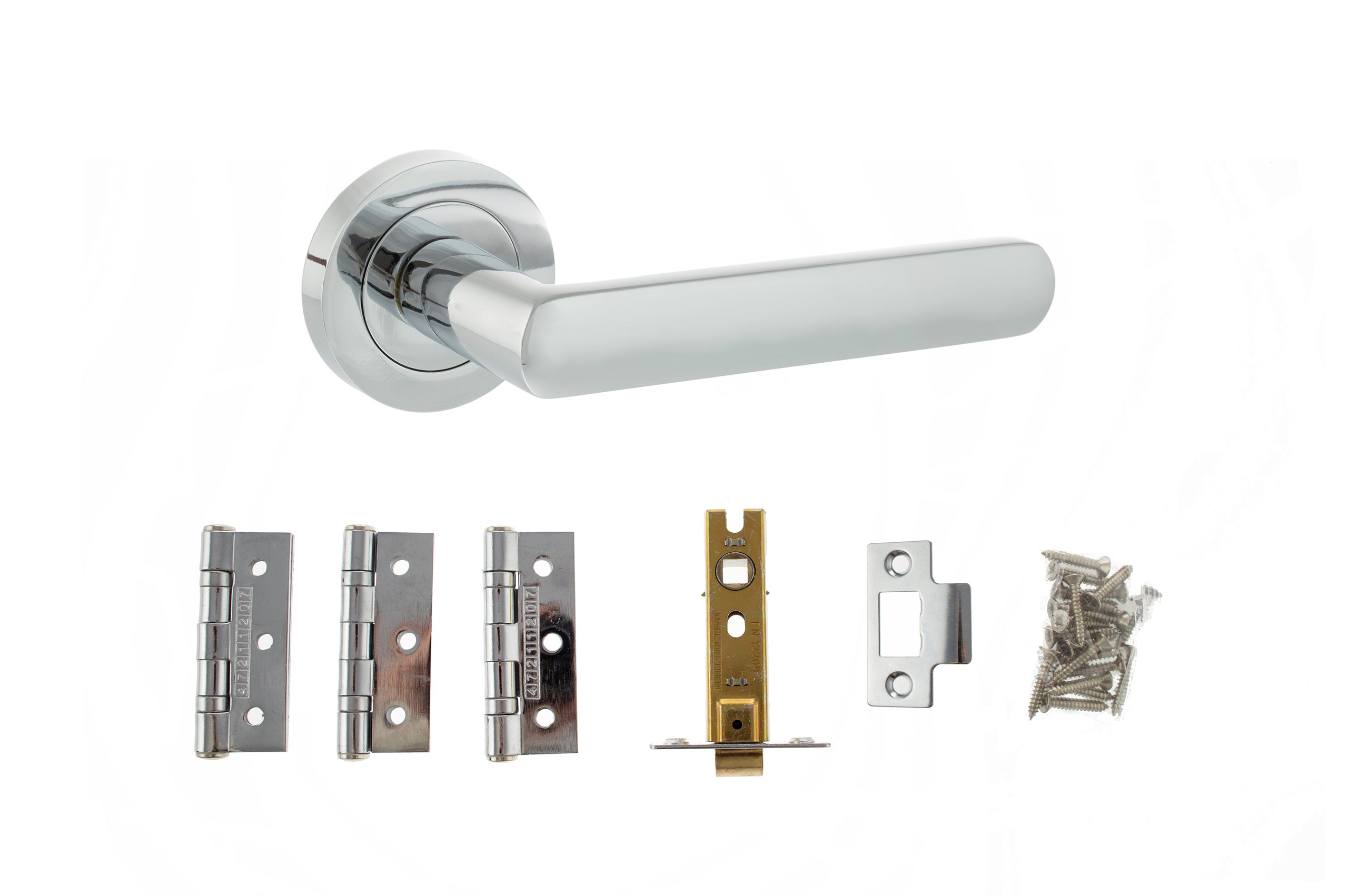 STATUS Carolina Door Handle Pack in Polished Chrome