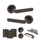 STATUS Carolina Door Handle Pack in Urban Dark Bronze