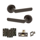 STATUS Carolina Door Handle Pack in Urban Dark Bronze