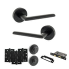 STATUS Alabama Door Handle Pack in Matt Black