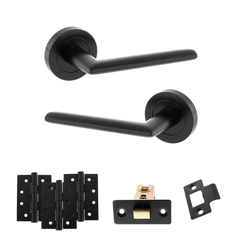 STATUS Alabama Door Handle Pack in Matt Black