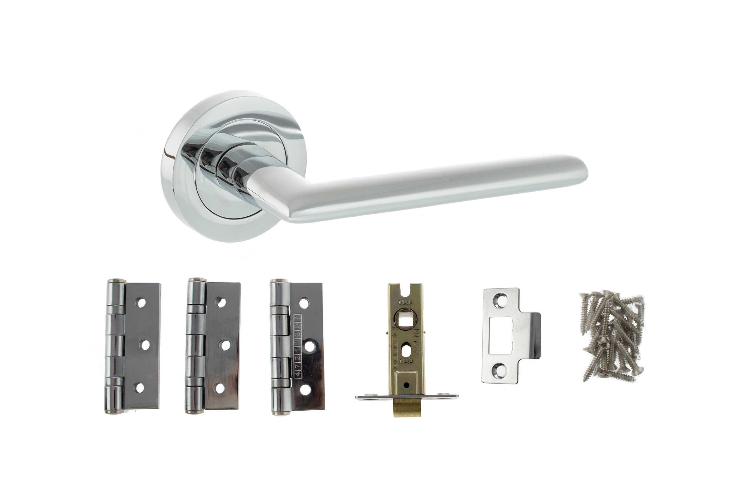 STATUS Alabama Door Handle Pack in Polished Chrome