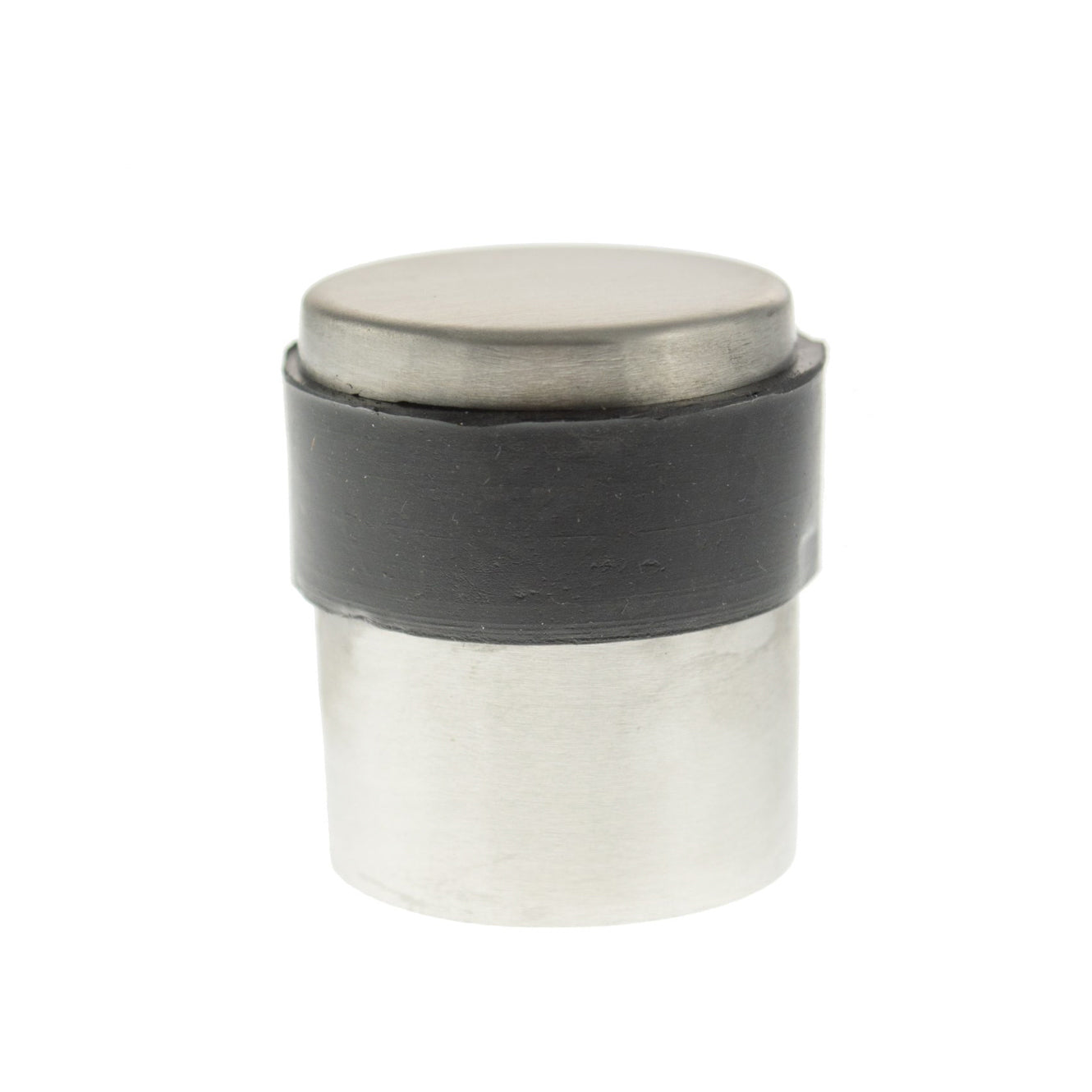 Atlantic Cylinder Contract Floor Mounted Door Stop - Satin Stainless Steel