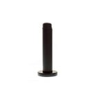 Atlantic Premium Wall Mounted Door Stop on Concealed Fix Rose - Matt Black