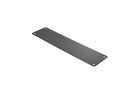 Atlantic Finger Plate Radius Corner Pre drilled with screws 300mm x 75mm - Matt Black