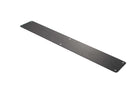 Atlantic Finger Plate Radius Corner Pre drilled with screws 500mm x 100mm - Matt Black
