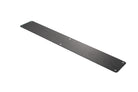Atlantic Finger Plate Radius Corner Pre drilled with screws 700mm x 85mm - Matt Black