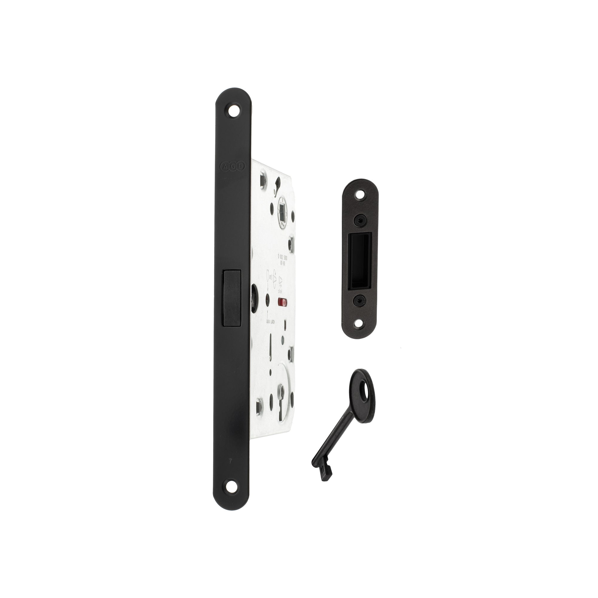AGB Polaris 2XT Magnetic Key Sashlock 60mm backset - Matt Black
