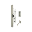 AGB Polaris 2XT Magnetic Key Sashlock 60mm backset with strike plates for ALU doors - Satin Chrome