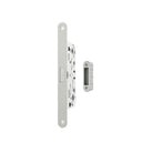 AGB Polaris 2XT Magnetic Bathroom Lock 60mm backset with strike plates for ALU doors - White