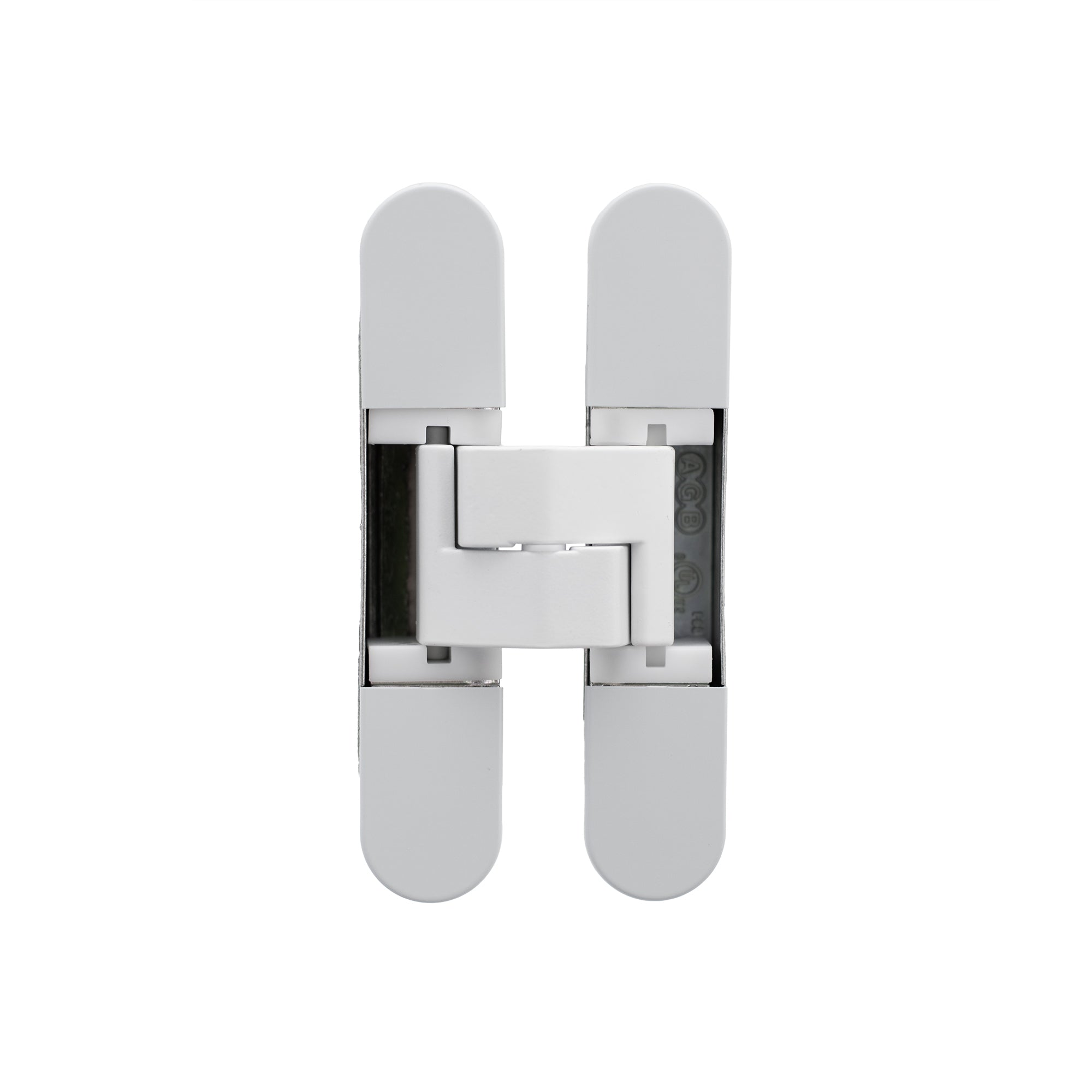 AGB Eclipse 3.2 Heavy Duty Adjustable Concealed Hinge 80KG Capacity - White