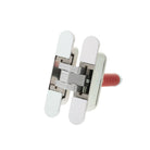 AGB Eclipse 3.2 Heavy Duty Self-Close Concealed Hinge for 60kg door - Polished Nickel