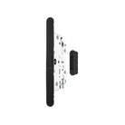AGB Revolution XT Magnetic Euro Profile Sashlock 60mm backset with strike plates for ALU doors - Matt Black