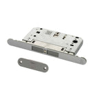 AGB Touch Magnetic Door Catch Bathroom Lock - Satin Chrome