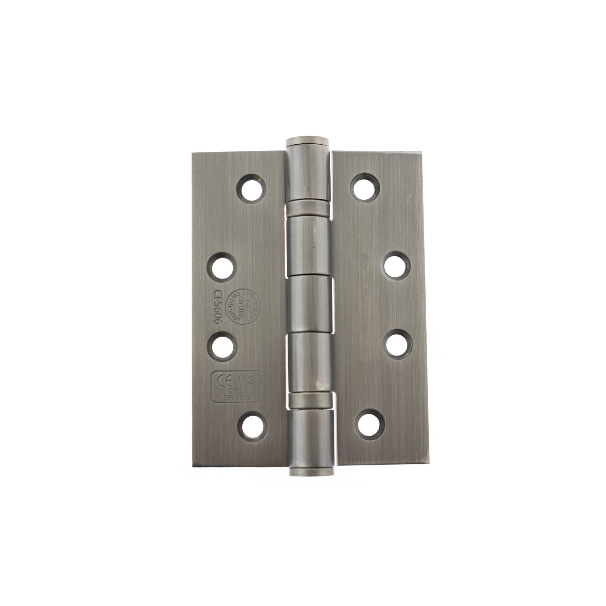 Atlantic Ball Bearing Hinges Grade 13 Fire Rated 4" x 3" x 3mm - Matt Gun Metal