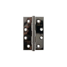 Atlantic Slim Knuckle Ball Bearing Hinges 4" x 2.5" x 2.5mm - Black Nickel