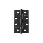Atlantic Slim Knuckle Ball Bearing Hinges 4" x 2.5" x 2.5mm - Matt Black 