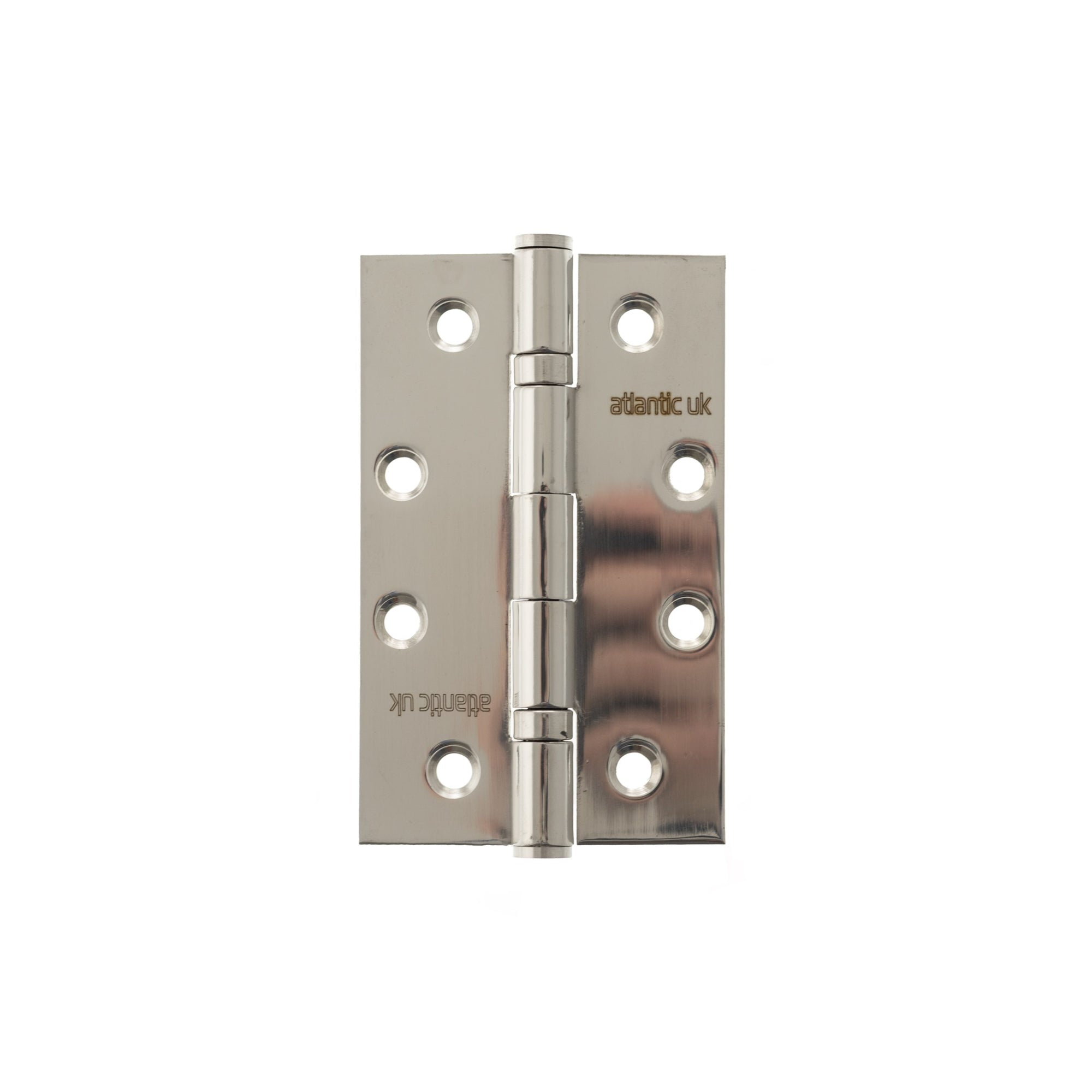 Atlantic Slim Knuckle Ball Bearing Hinges 4" x 2.5" x 2.5mm - Polished Stainless steel 