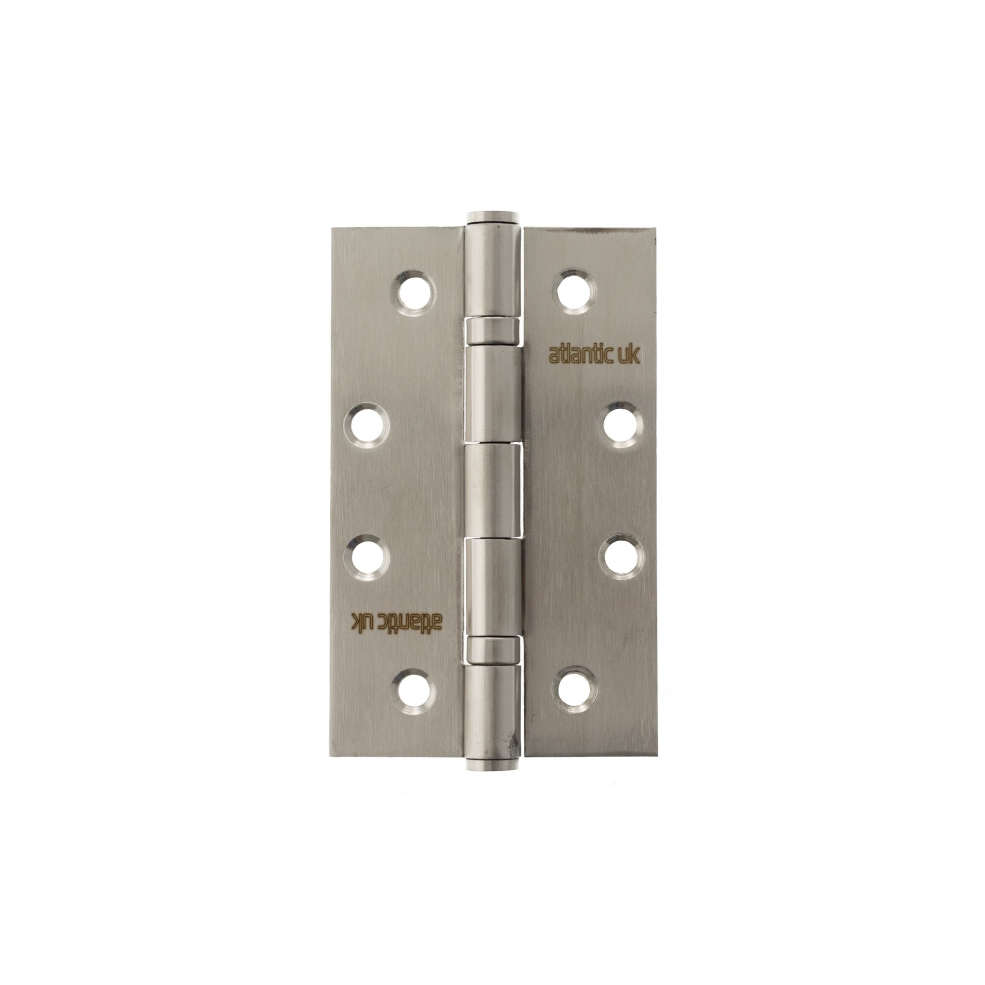 Atlantic Slim Knuckle Ball Bearing Hinges 4" x 2.5" x 2.5mm - Satin Stainless steel 