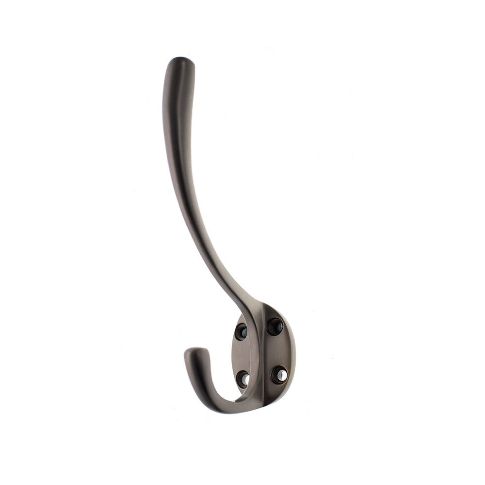 Atlantic Traditional Hat & Coat Hook - Matt Gun Metal