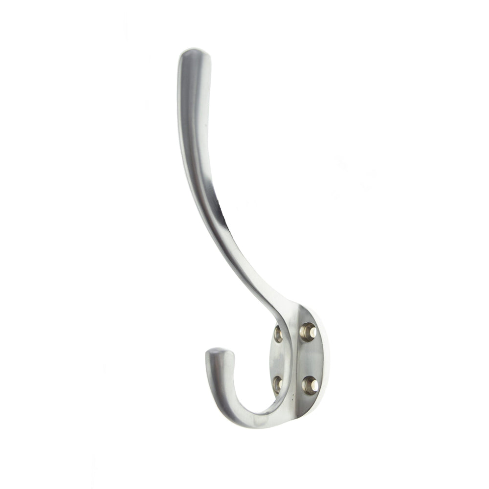 Atlantic Traditional Hat & Coat Hook - Satin Chrome