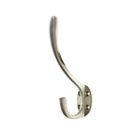 Atlantic Traditional Hat & Coat Hook - Satin Nickel