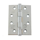 Atlantic Ball Bearing Hinges Grade 11 Fire Rated 4" x 3" x 2.5mm - Polished Chrome