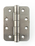Atlantic Radius Corner Ball Bearing Hinges Grade 13 Fire Rated 4" X 3" X 3mm - Satin Stainless Steel